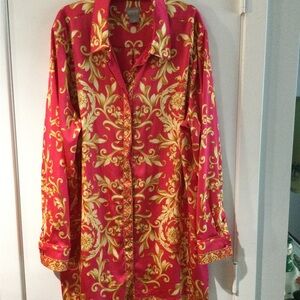 Elegant Pink and Gold Women's Jacket